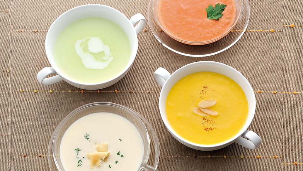 4種の野菜スープ